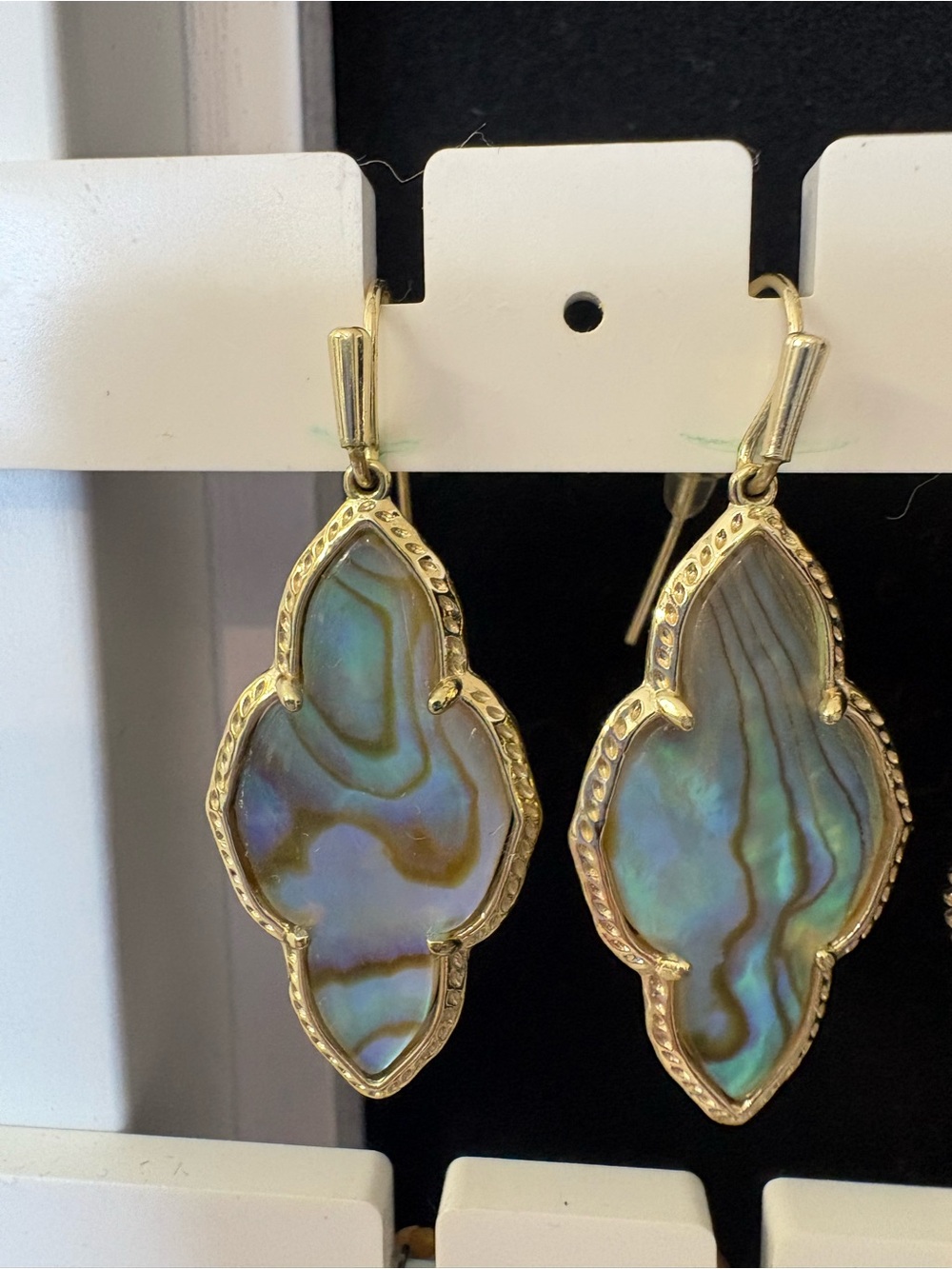 Kendra Scott SET Gold-Tone Abalone Abbie